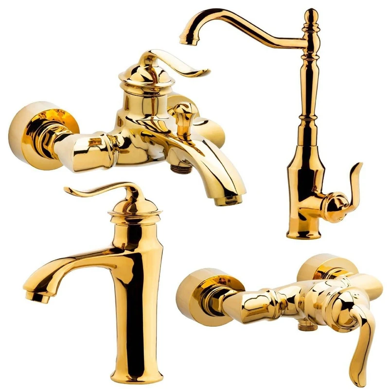 ست شیر آلات پرکاس کد B02 مجموعه 4 عددی