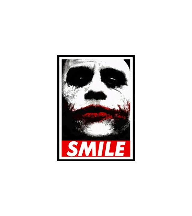 استیکر تزئینی موبایل و تبلت لولو مدل  SMILE جوکر کد 274