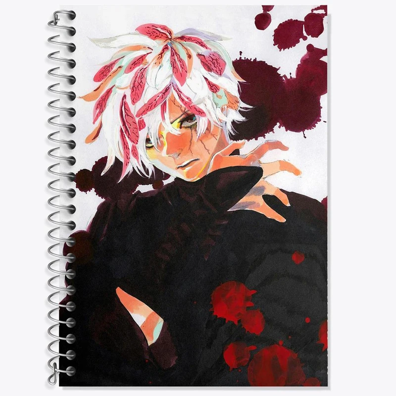 دفتر زبان 50 برگ خندالو مدل سه خط طرح گابیمارو انیمه بهشت جهنمیان کد 27096