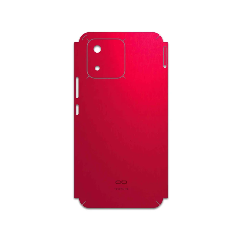 برچسب پوششی ماهوت مدل Matte-Warm-Red مناسب برای گوشی موبایل آنر X5