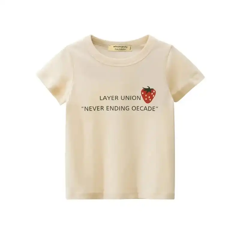 تی شرت آستین کوتاه دخترانه مدل MDSS-CG5530