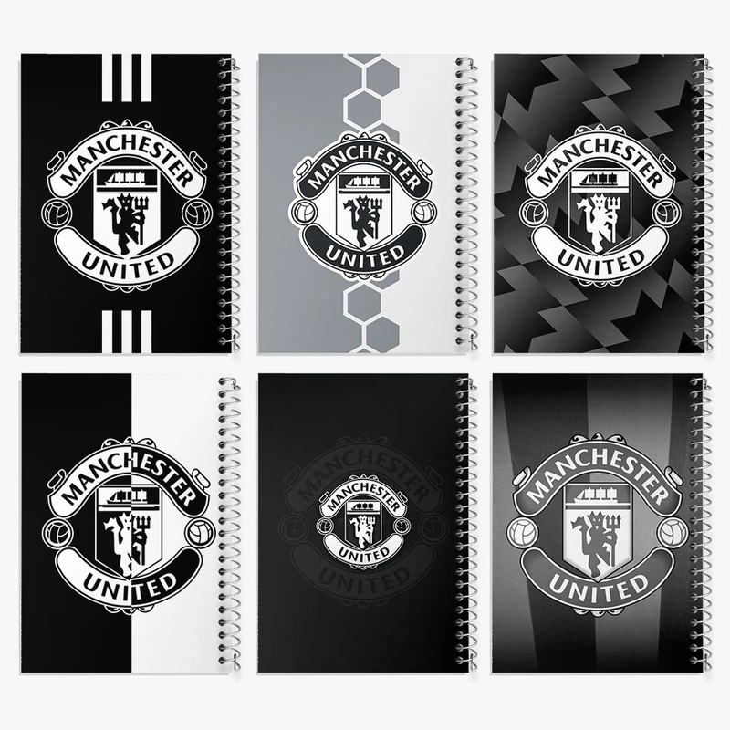 دفتر نقاشی 50 برگ خندالو طرح منچستریونایتد کد 368 مجموعه 6 عددی