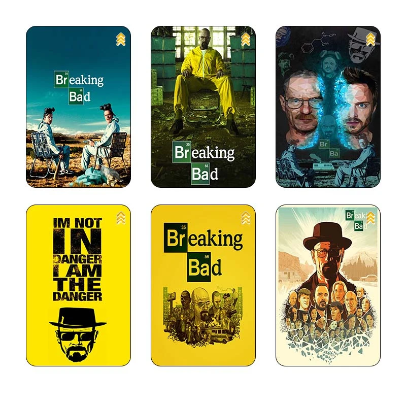 استیکر کارت سام نگار طرح بریکینگ بد Breaking Bad کد SP1191 مجموعه 6 عددی
