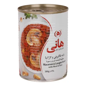 مایه ماکارونی مخلوط گوشت قرمز و سویا هانی مقدار 380 گرم