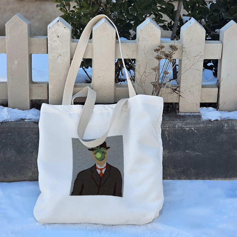 ساک خرید خندالو طرح نقاشی پسر انسان کد 10326