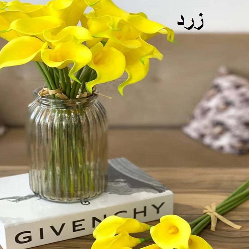 گل مصنوعی مدل شیپوری کد PA-1061 بسته 7 عددی