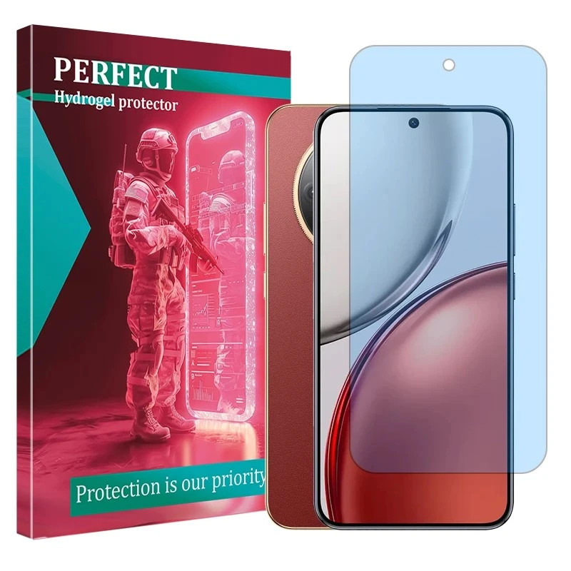محافظ صفحه نمایش مات آنتی بلو پرفکت مدل هیدروژلی مناسب برای گوشی موبایل آنر X9d