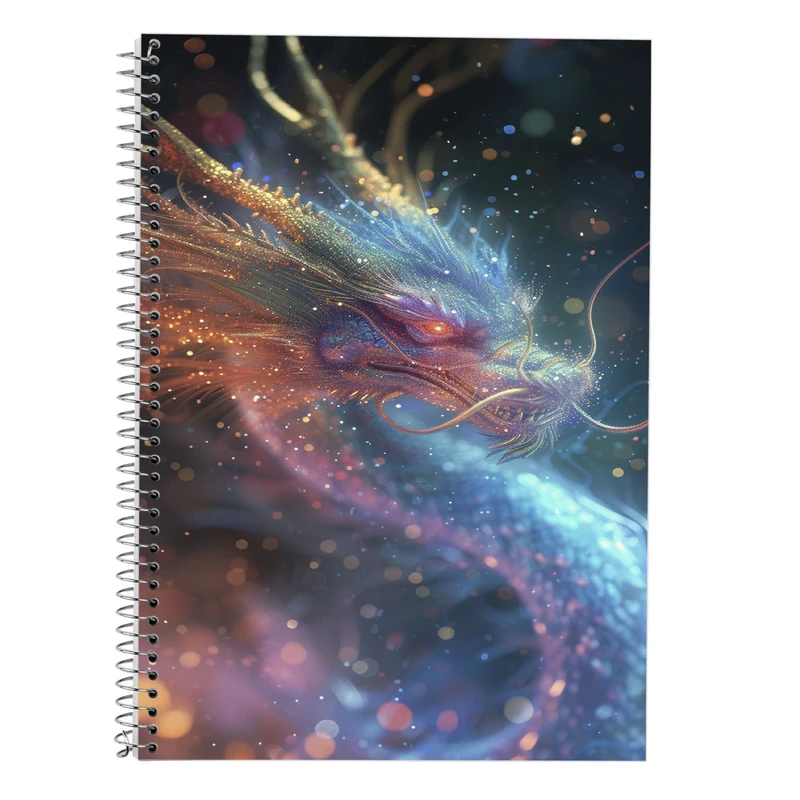 دفتر زبان 50 برگ مدوپد مدل دو خط طرح فانتزی کد DF14488