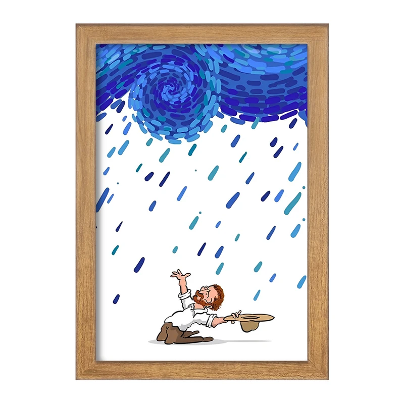 تابلو خندالو مدل ونسان ونگوگ کد F8774