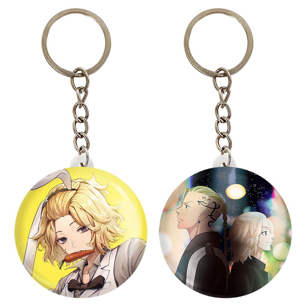 جاکلیدی خندالو مدل سانو مانجیرو و مایکی و دراکن انیمه توکیو ریونجرز کد 1116311161 مجموعه 2 عددی -  - 1