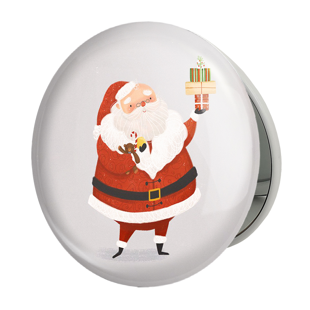 آینه جیبی خندالو طرح کریسمس Christmas مدل تاشو کد 22146 