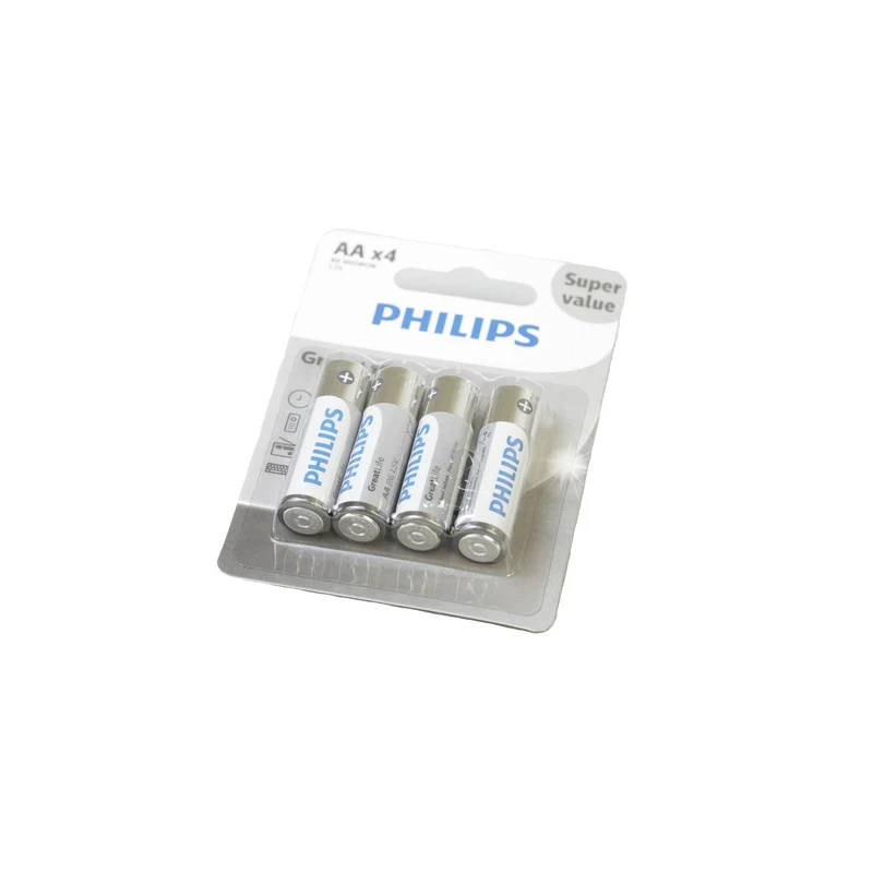 باتری قلمی فیلیپس مدل گریت لایف R06G4B/40 بسته چهار عددی