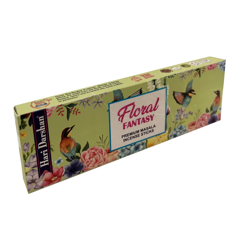 عود دست ساز هاری دارشان مدل Floral Fantasy رایحه گل های بهاری بسته ۳۰ عددی