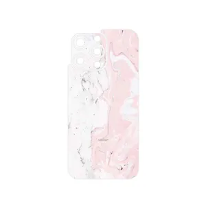 MAHOOT Blanco_Pink_Marble Cover Sticker for Apple iPhone 15 Pro Max