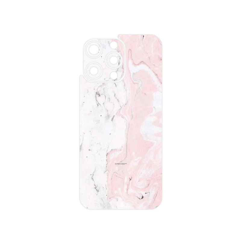 برچسب پوششی ماهوت مدل Blanco_Pink_Marble مناسب برای گوشی موبایل اپل iPhone 15 Pro Max