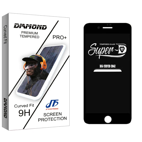 محافظ صفحه نمایش جی اف مدل Diamond SuperD مناسب برای گوشی موبایل اپل iPhone 7 Plus / 8 Plus