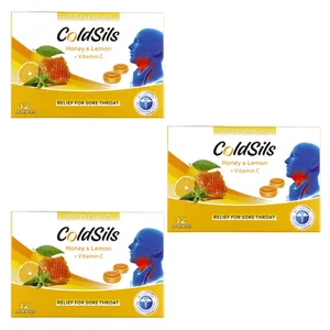 آبنبات اکالیپتوس با طعم عسل و لیمو کولدسیلز 3 بسته 12 عددی
