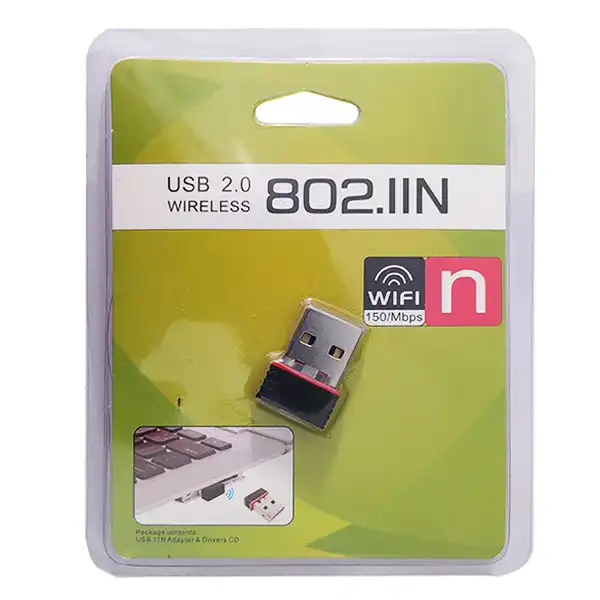کارت شبکه  بی سیم USB مدل 802.11N