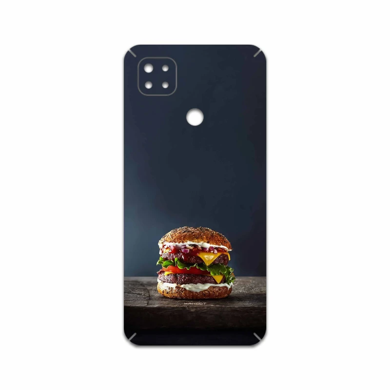 برچسب پوششی ماهوت مدل Hamburger مناسب برای گوشی موبایل شیائومی Redmi 9C NFC