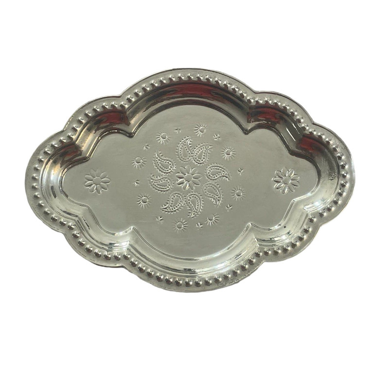 ظرف مسی طرح گل