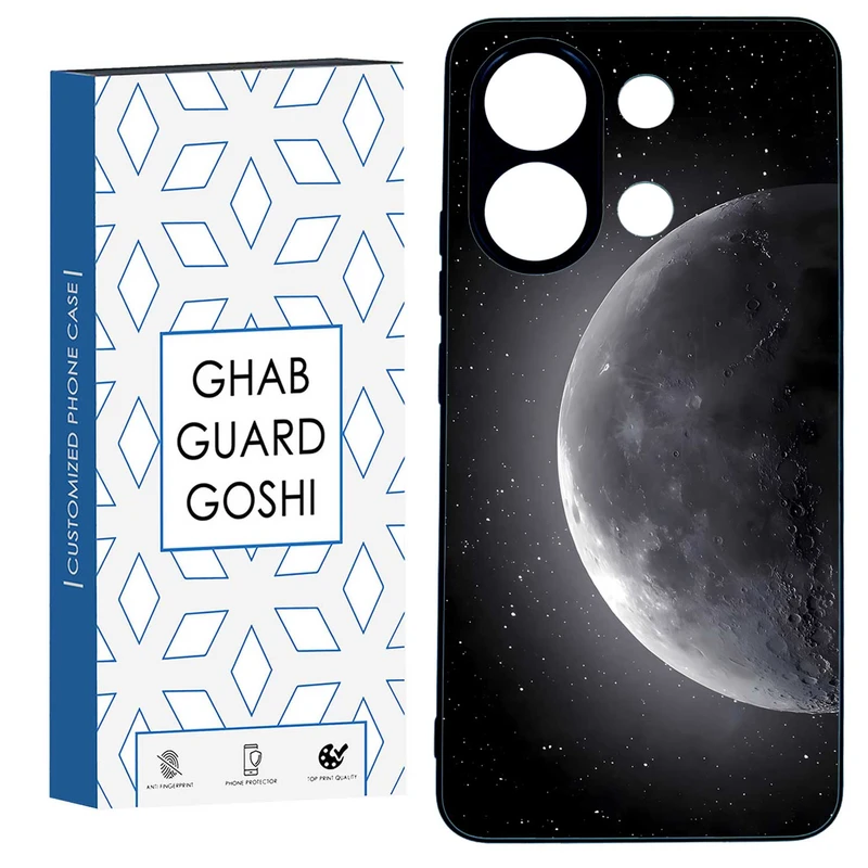 کاور قاب گارد گوشی طرح ماه کد TPU-077 مناسب برای گوشی موبایل شیائومی REDMI NOTE 13 4G
