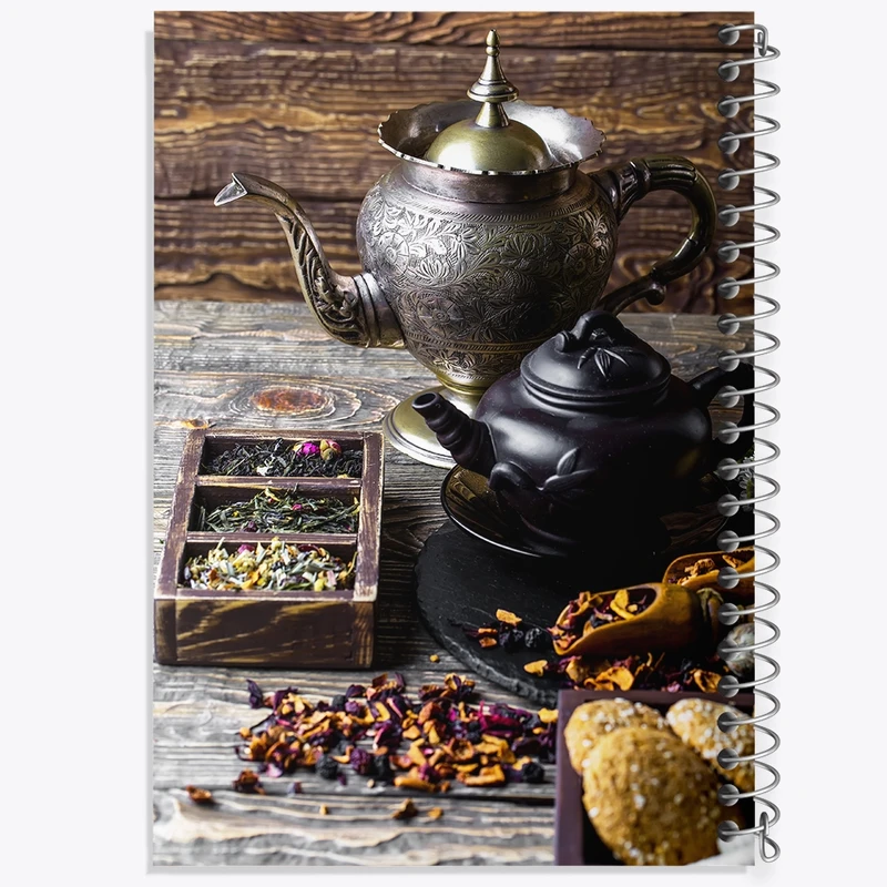 دفتر نقاشی 50 برگ خندالو طرح چای و دمنوش کد F1523