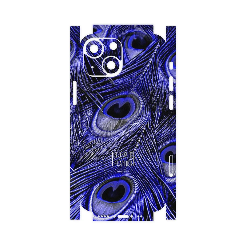 برچسب پوششی ماهوت مدل Purple Feather-FullSkin مناسب برای گوشی موبایل اپل iPhone 13 Mini