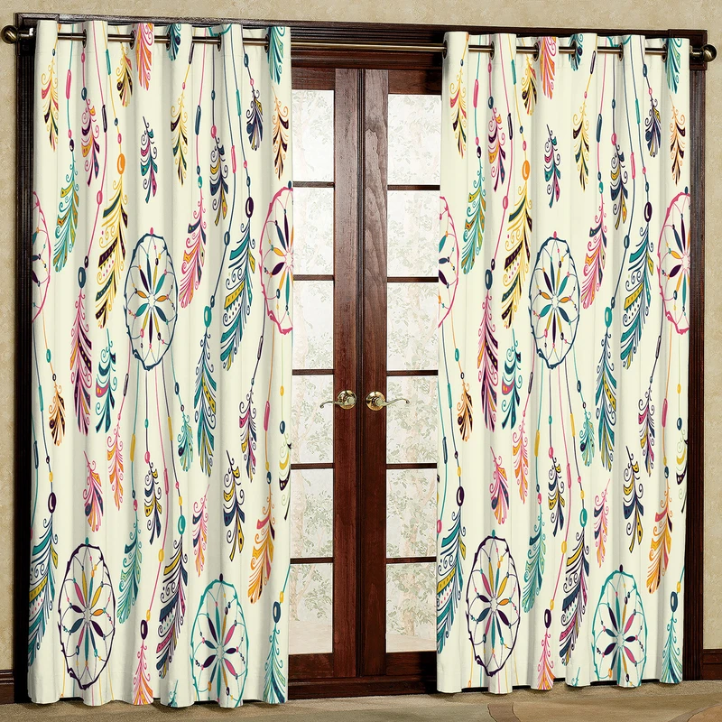 پرده مدل مکرومه مخمل پانچی کد 2047 سایز 200x140 سانتی متر