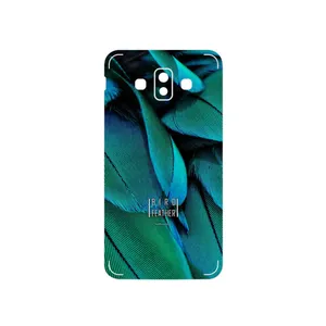 MAHOOT Green Feather Cover Sticker for Samsung Galaxy J7 Duo
