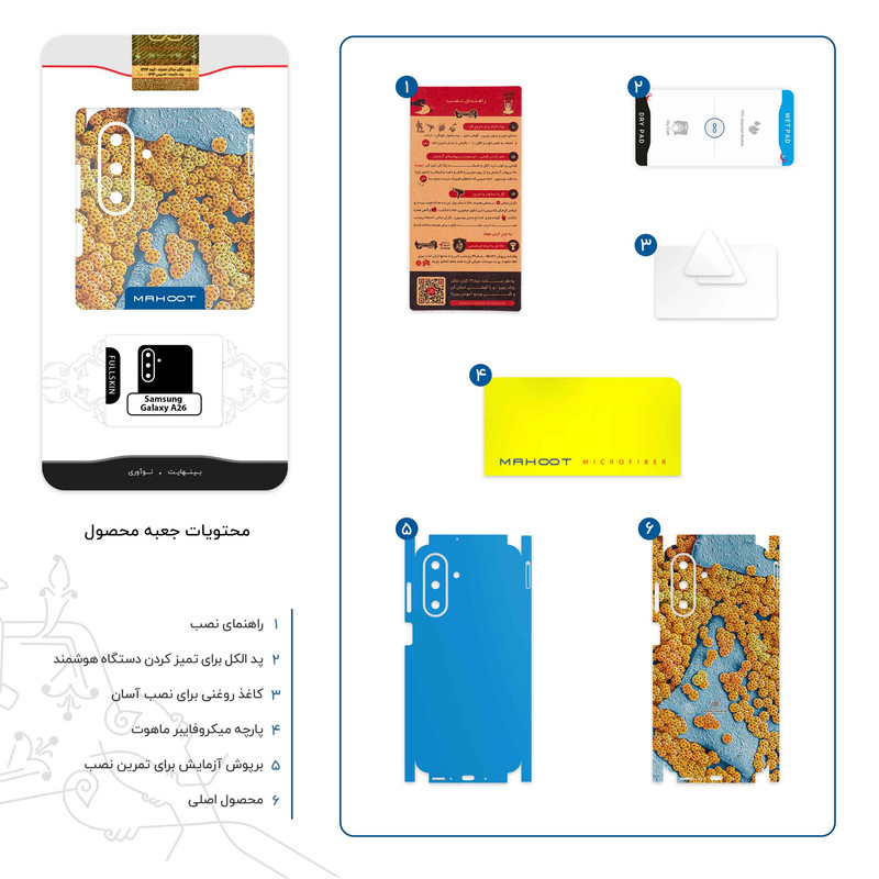 برچسب پوششی ماهوت مدل Atom Universe 7-FullSkin مناسب برای گوشی موبایل سامسونگ Galaxy A26