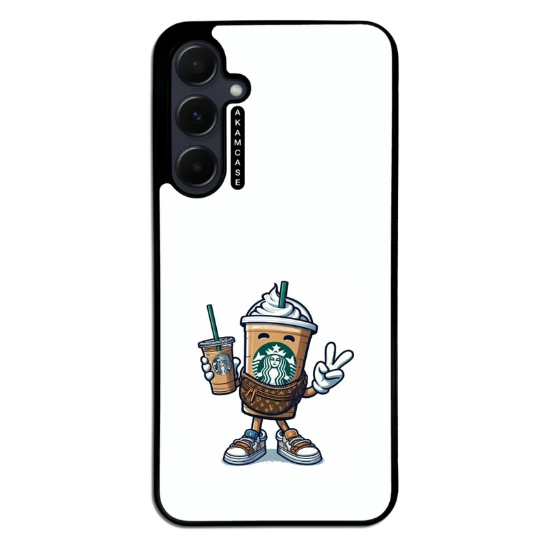 کاور آکام مدل AMC-WSGA55-STARBUCKS-35 مناسب برای گوشی موبایل سامسونگ Galaxy A55