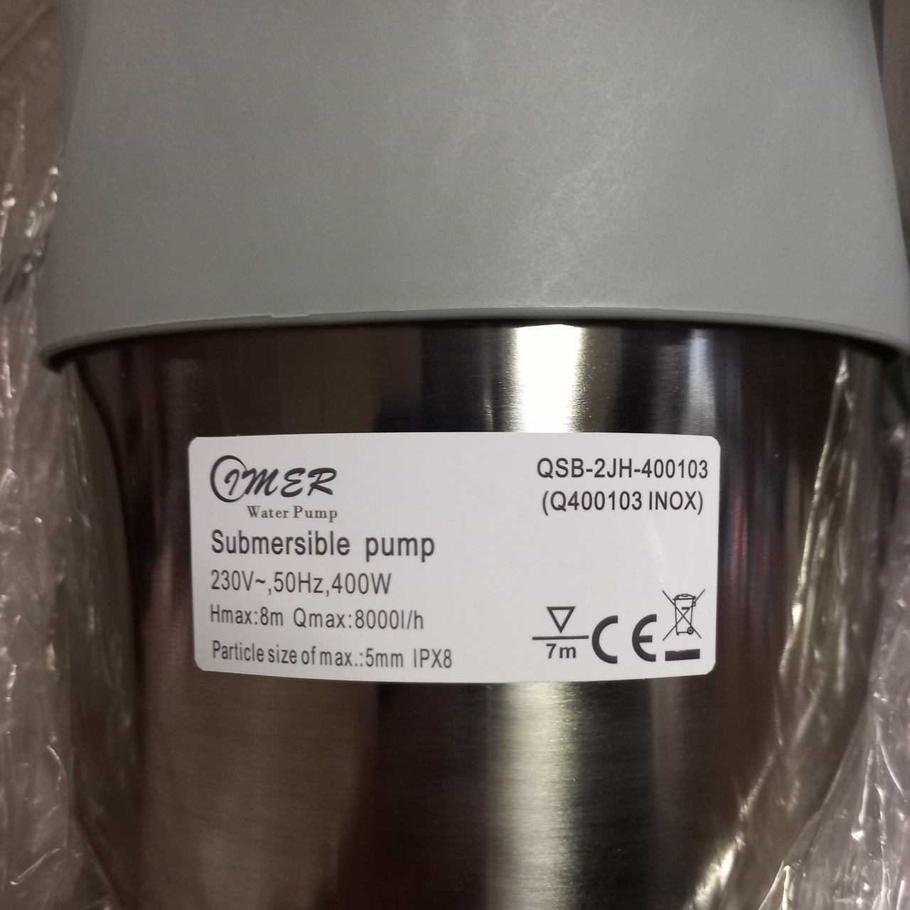 پمپ کف کش ایمر مدل Q400103 INOX