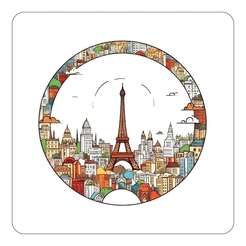 مگنت کاکتی طرح پاریس Paris مدل mp56082