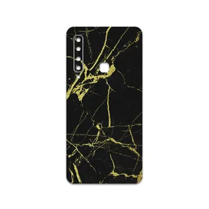 MAHOOT  Graphite-Gold-Marble Cover Sticker for Samsung Galaxy A9 2018