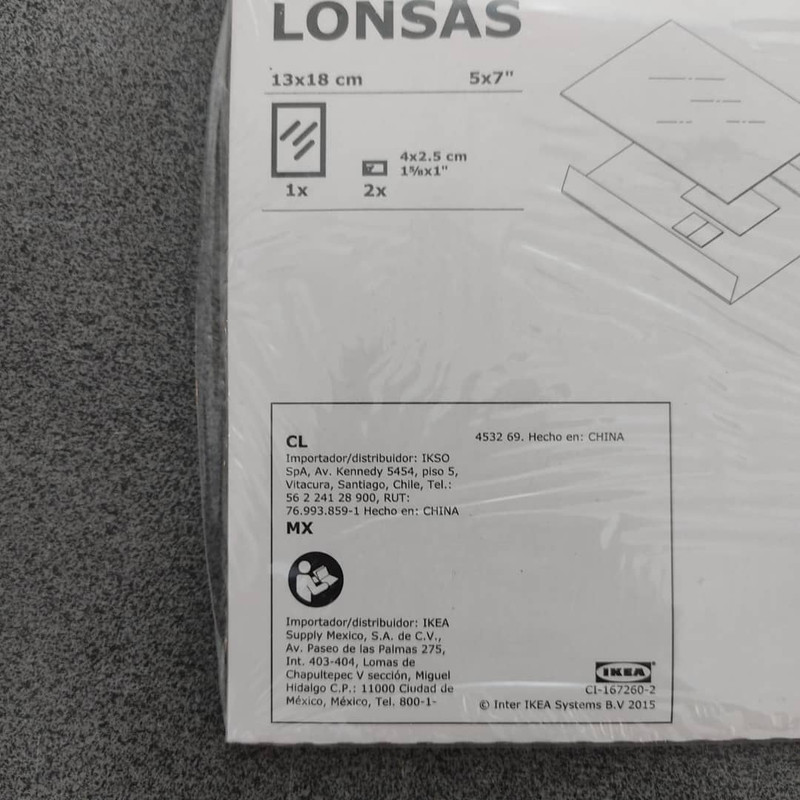 آینه ایکیا مدل LONSAS