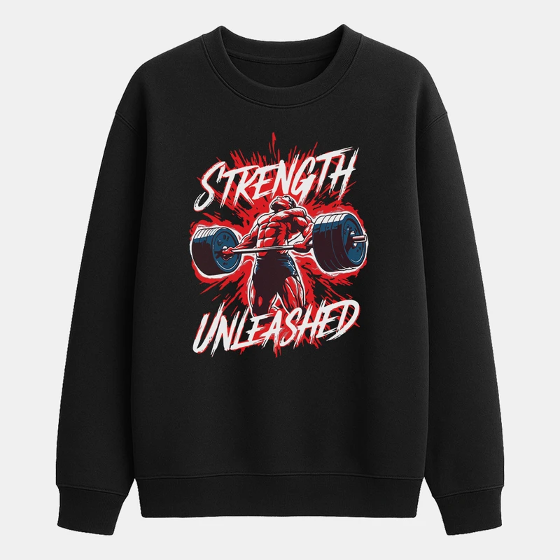 سویشرت مردانه باهرپوش شرق مدل قوی ترین مرد باشگاه بدنسازی z573