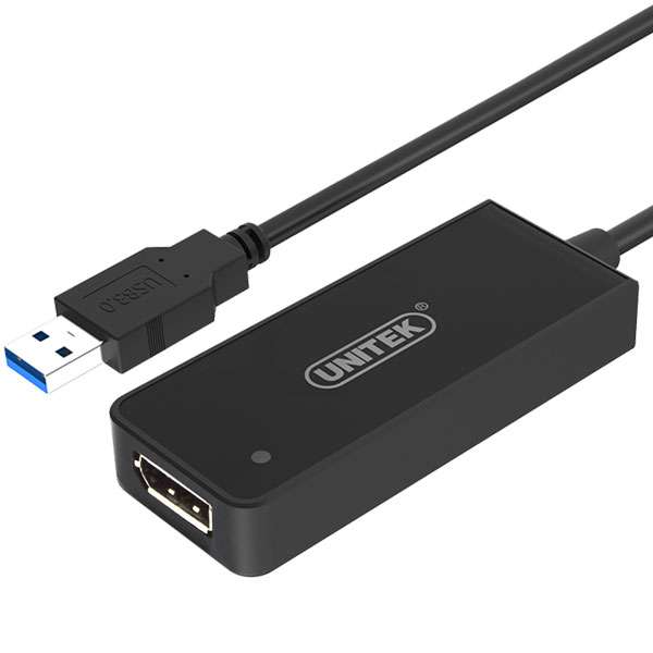 مبدل USB3.0 به Display Port یونیتک مدل Y-3703 مبدل USB3.0 به Display Port یونیتک مدل Y-3703