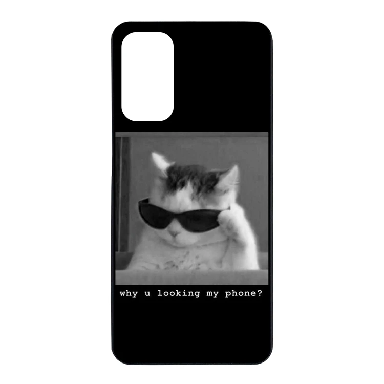 کاور طرح why u looking my phone مناسب برای گوشی موبایل سامسونگ galaxy m52