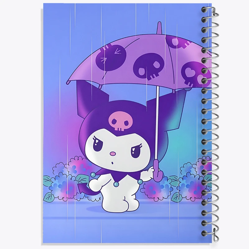 دفتر مشق 50 برگ خندالو طرح کرومی (Kuromi) کد N4207