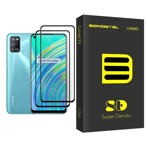 محافظ صفحه نمایش سوماستل مدل SD Glass MIX002 مناسب برای گوشی موبایل ریلمی C17 بسته دو عددی