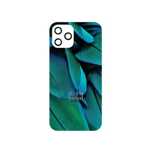 MAHOOT Green Feather Cover Sticker for Apple iPhone 12 Pro