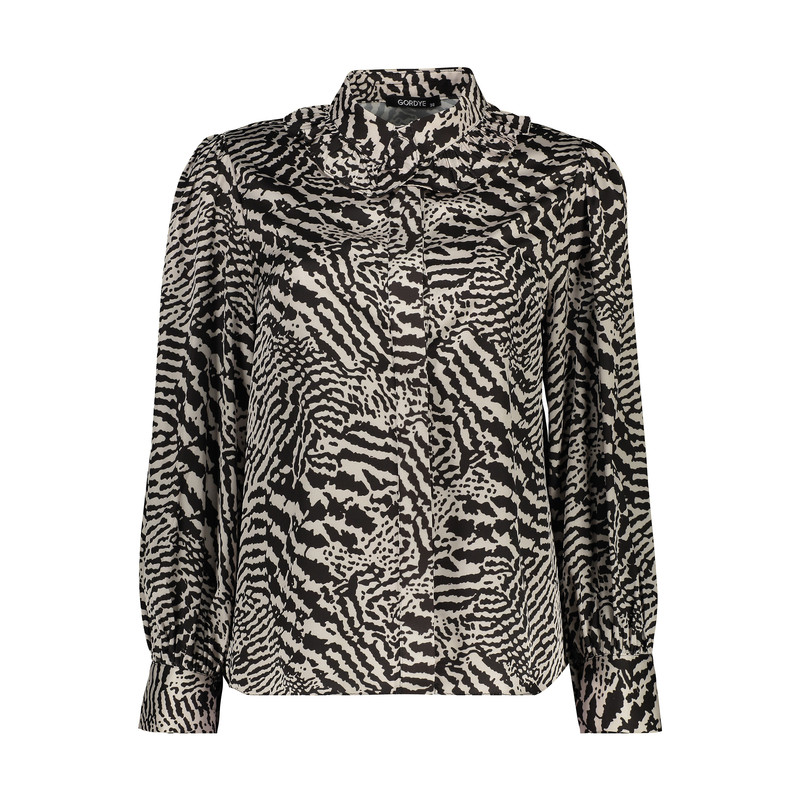 شومیز زنانه گردیه مدل 307267-black cream