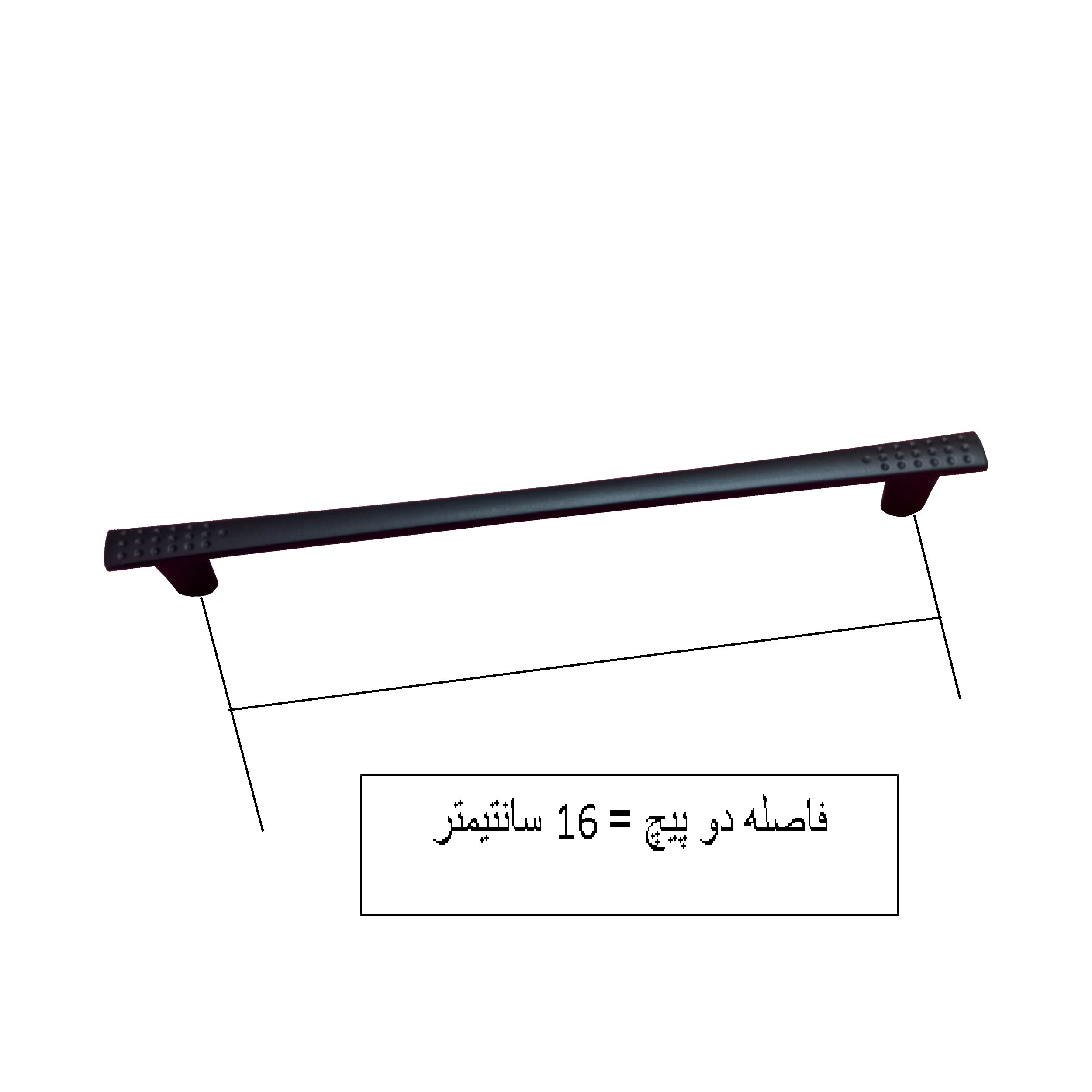 دستگیره کابینت مدل AB160 بسته 5 عددی