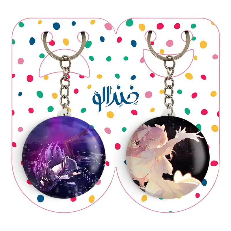 جاکلیدی خندالو مدل همورا اکامی انیمه مجیک مادوکا کد 1841718423 مجموعه 2 عددی