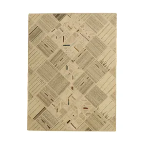کلاژ گلیم دستبافت سه متری مدل تکه دوزی کد g557361
