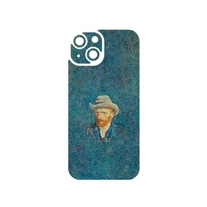 MAHOOT Self portrait with a gray felt hat Cover Sticker for Apple iPhone 15