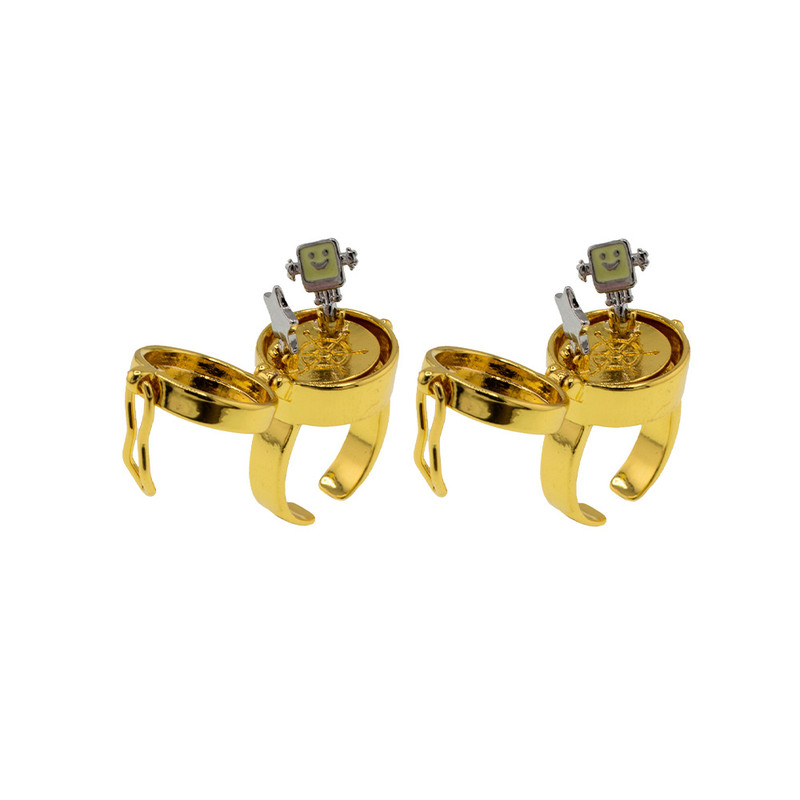 انگشتر برانت طرح دوستی باب اسفنجی و پاتریک نگین چرخان بسته دو عددی انگشتر برانت طرح دوستی باب اسفنجی و پاتریک نگین چرخان بسته دو عددی