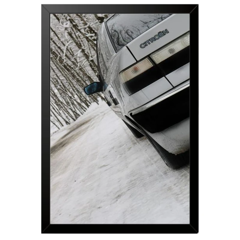 تابلو بکلیت طرح ماشین و خودرو زانتیا مدل B-po1908 فریم مشکی