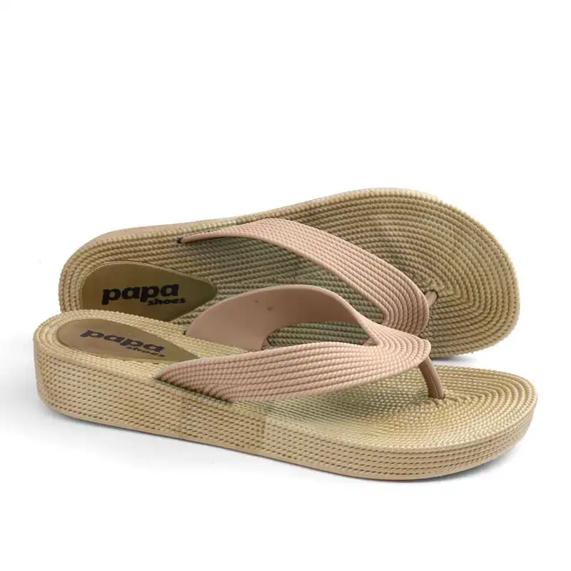 دمپایی لاانگشتی زنانه پاپا مدل ترمه کد 27