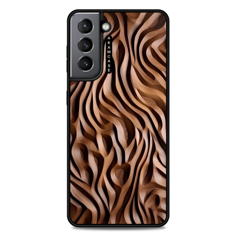 کاور آکام مدل AMC-WSGS21-WOOD-7 مناسب برای گوشی موبایل سامسونگ Galaxy S21